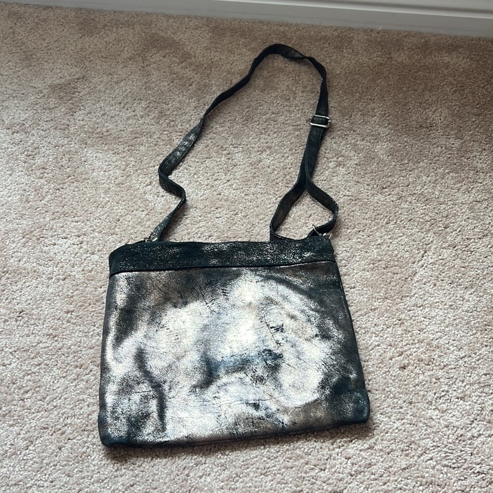 CoFi Mollie suede Cross-Body Convertible Clutch - Picture 2 of 5